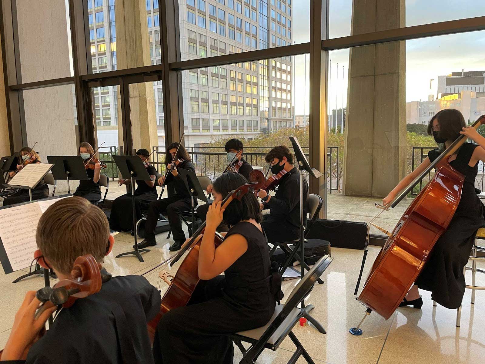Virginia Symphony Strings plays at the Chrysler